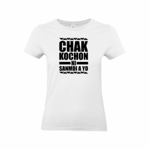 T-shirt Guadeloupe - Chak kochon ni sanmdi a yo