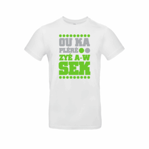 T-shirt Guadeloupe - Ou ka Pléré zyé aw sek