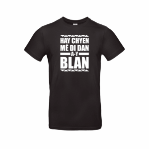 T-shirt Guadeloupe - Hay chyen mé di dan ay blan